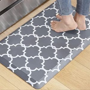 Kitchen Mat 1/2 Inch Thick Cushioned Anti Fatigue Waterproof Rug Comfort Stand